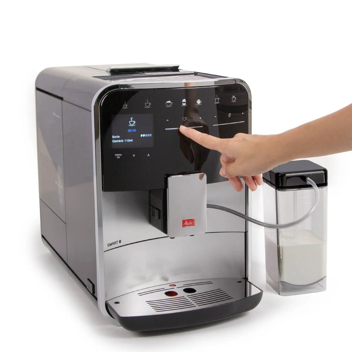 Melitta Caffeo Barista T Smart Tam Otomatik Kahve Makinesi Gümüş